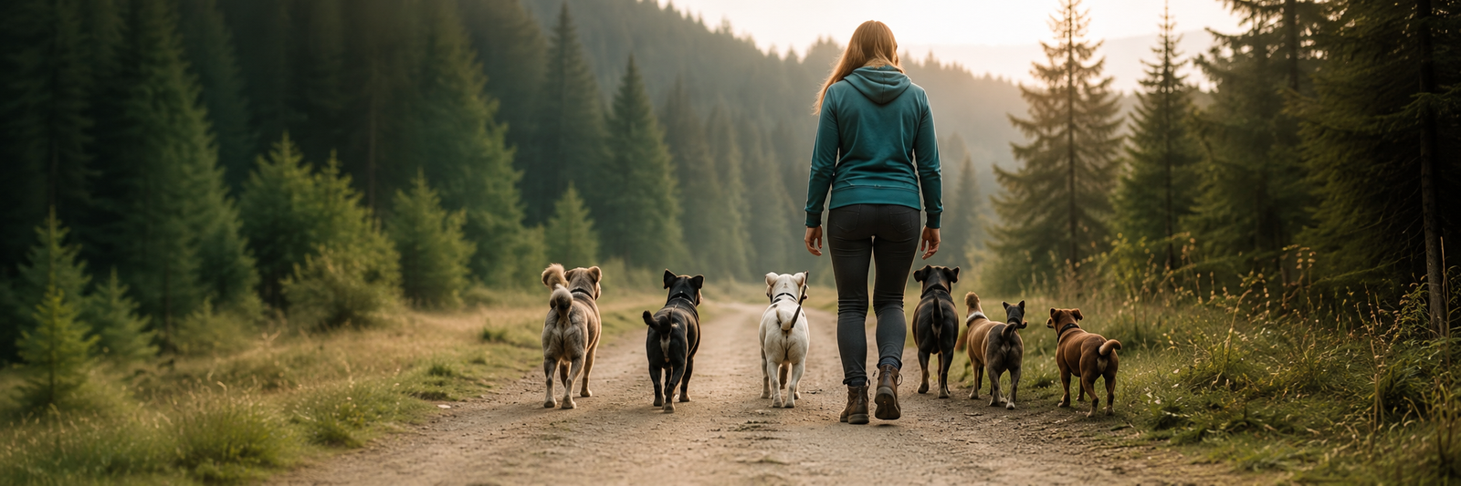 Mensch-Hund-Teams beim Training
