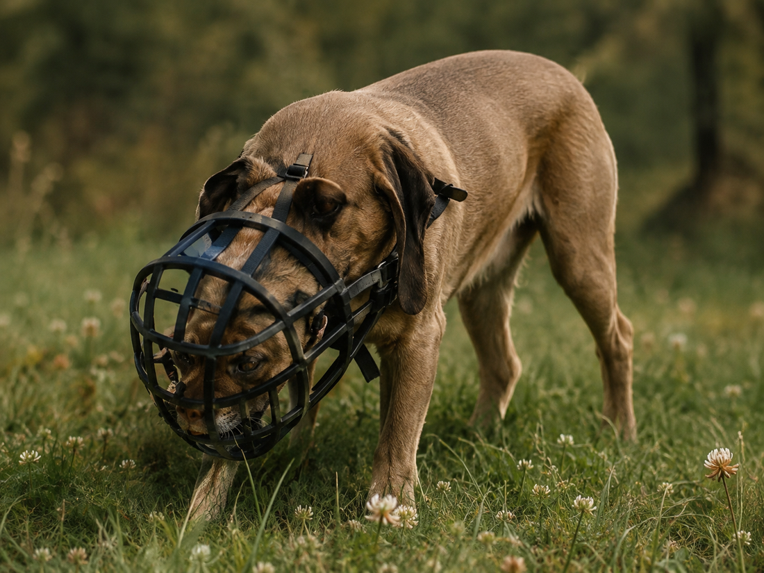 Hund beim konzentrierten Training