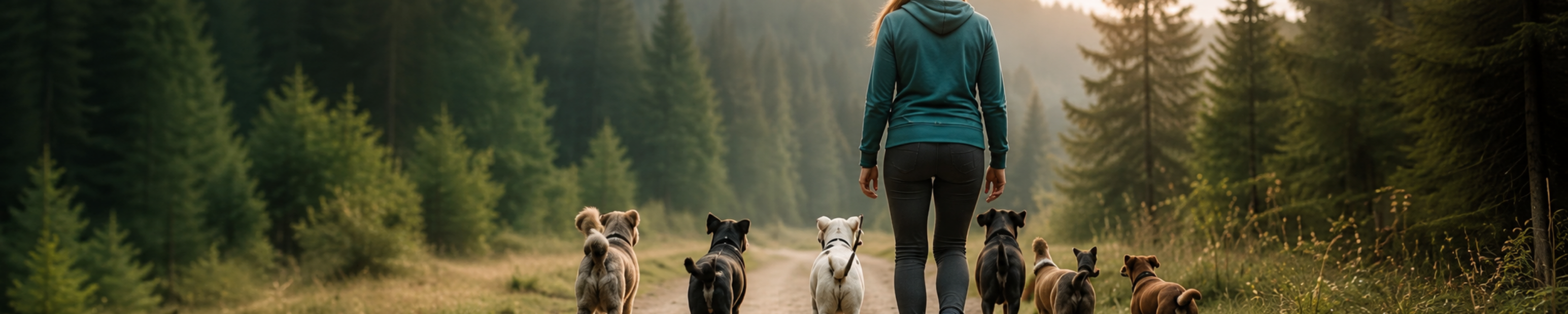 Mensch-Hund-Teams beim gemeinsamen Training